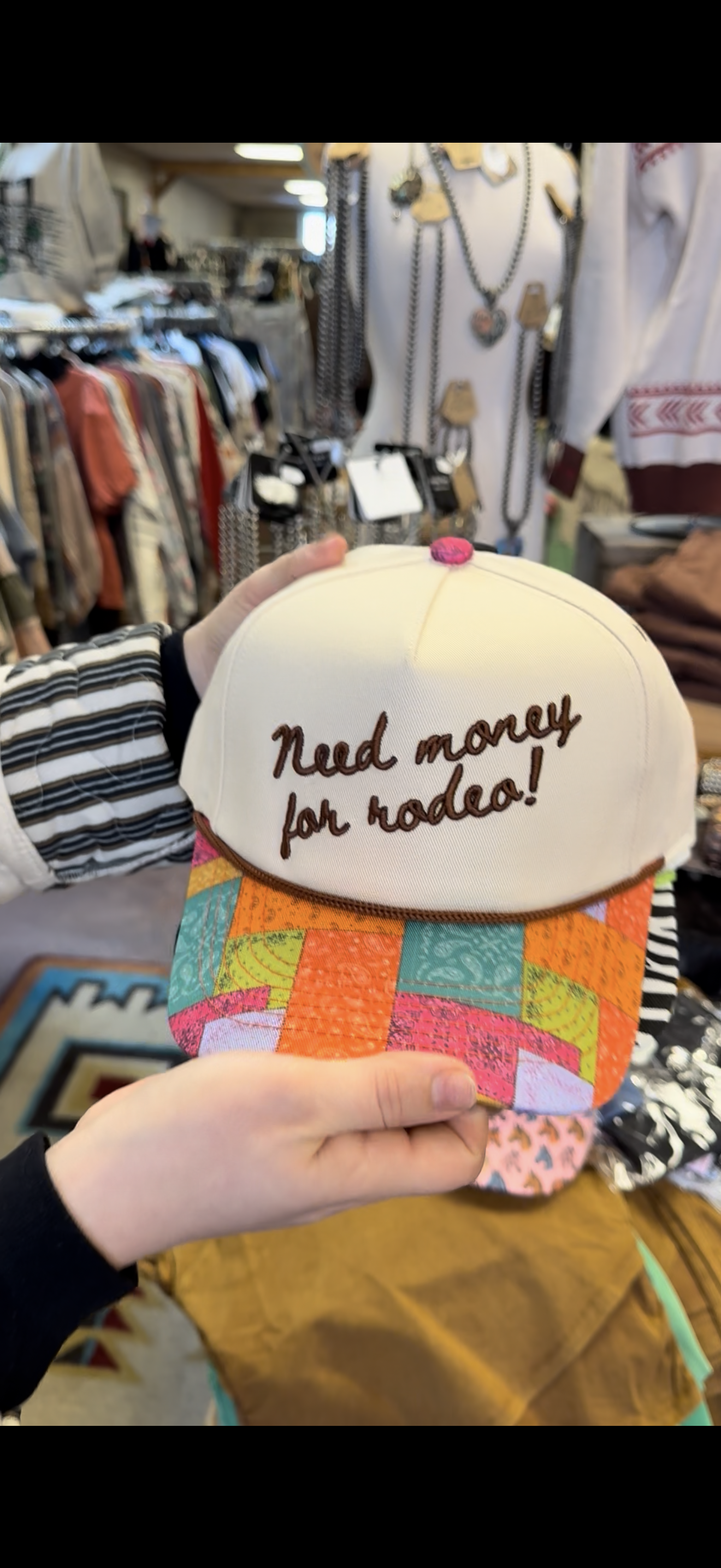 Need Money For Rodeo Canvas Cap