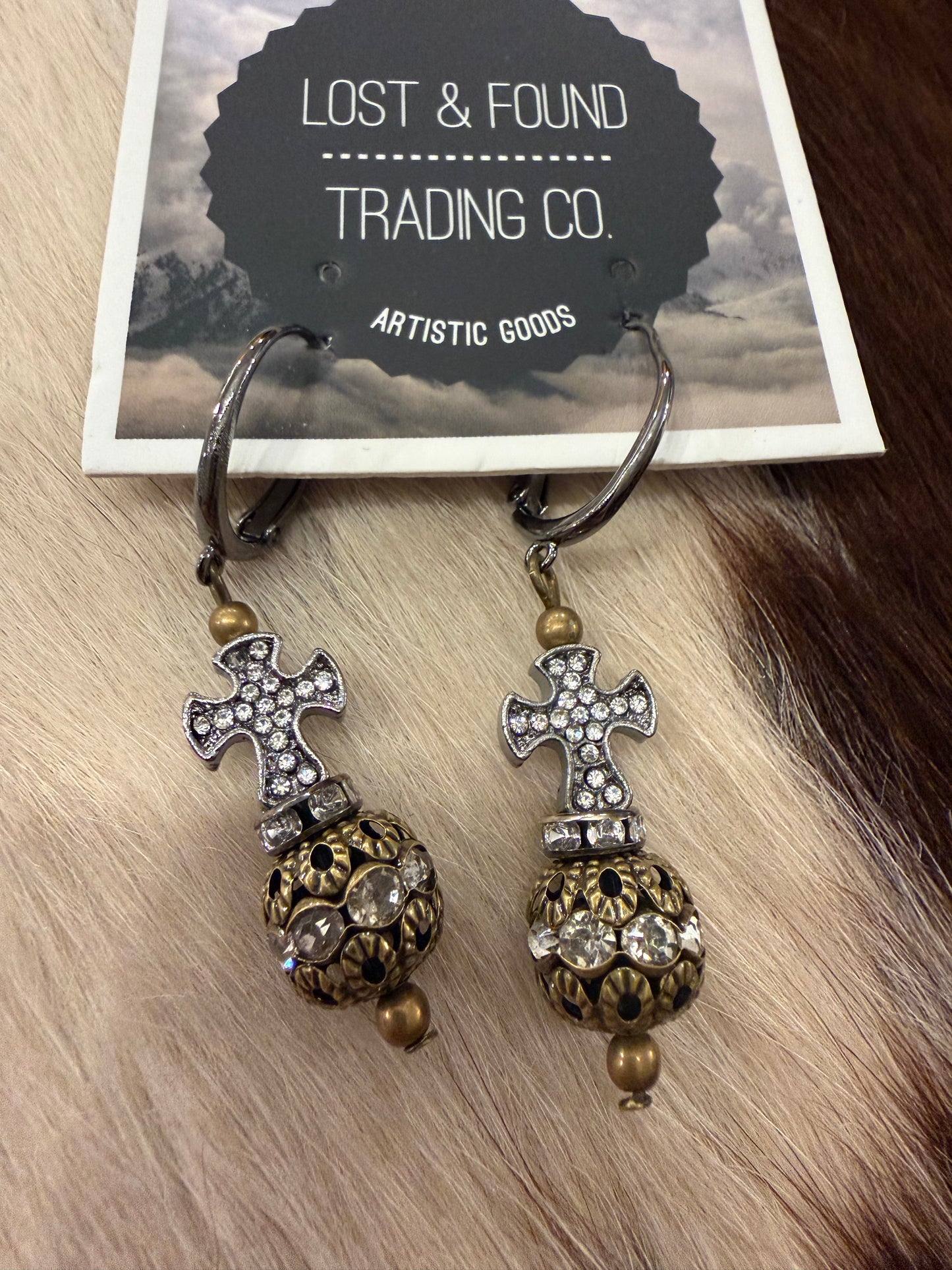 Crystal Ball Earrings