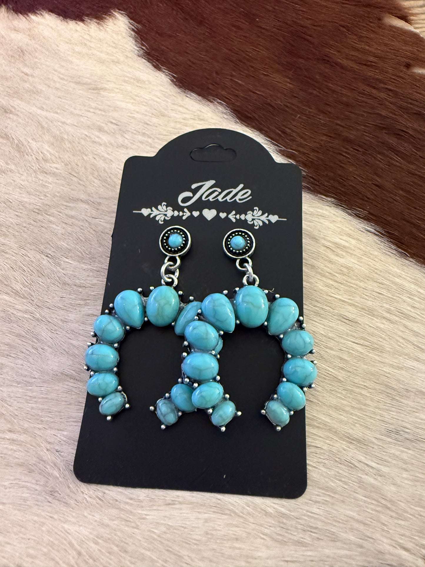 Horseshoe Stone Earrings