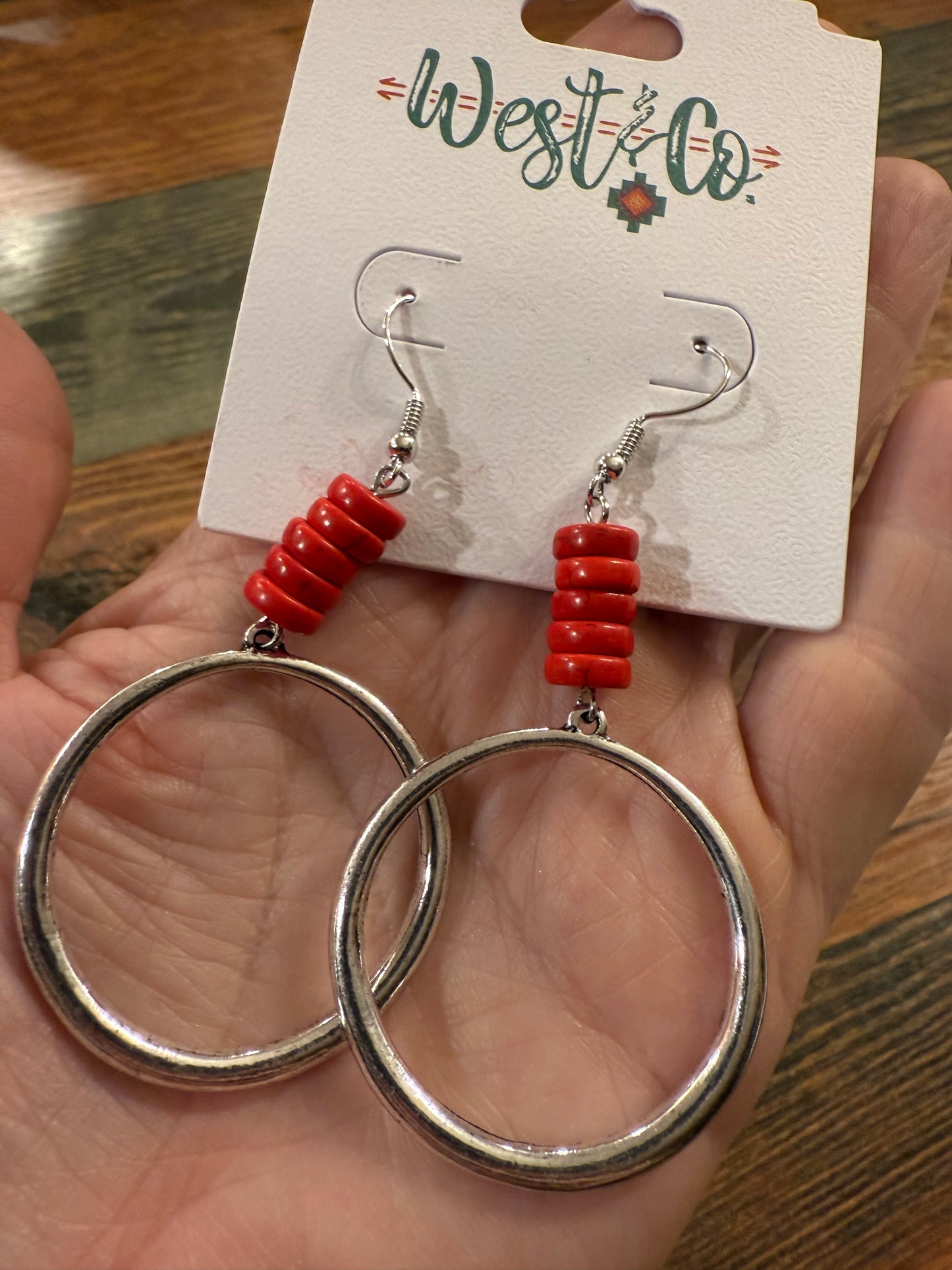 Red Rita Earrings