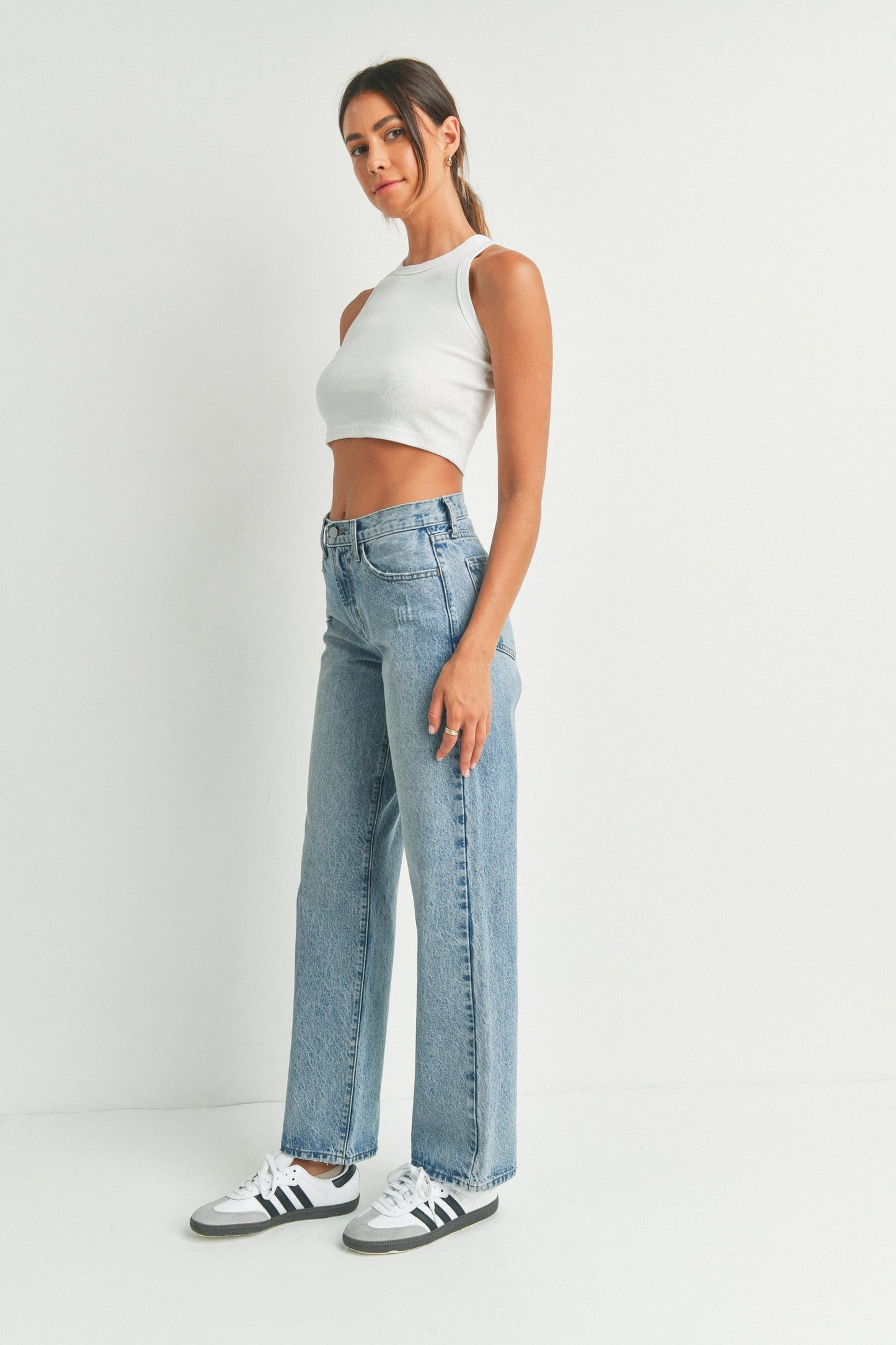 The Relaxed Waist Straight Leg