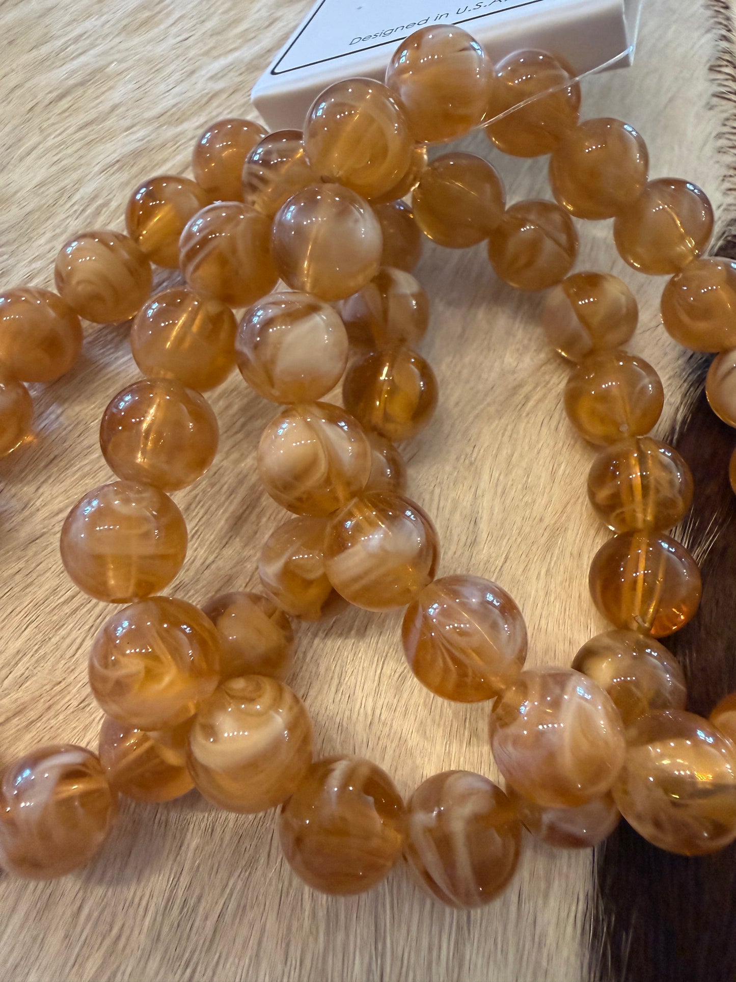 Butterscotch Bracelet ￼