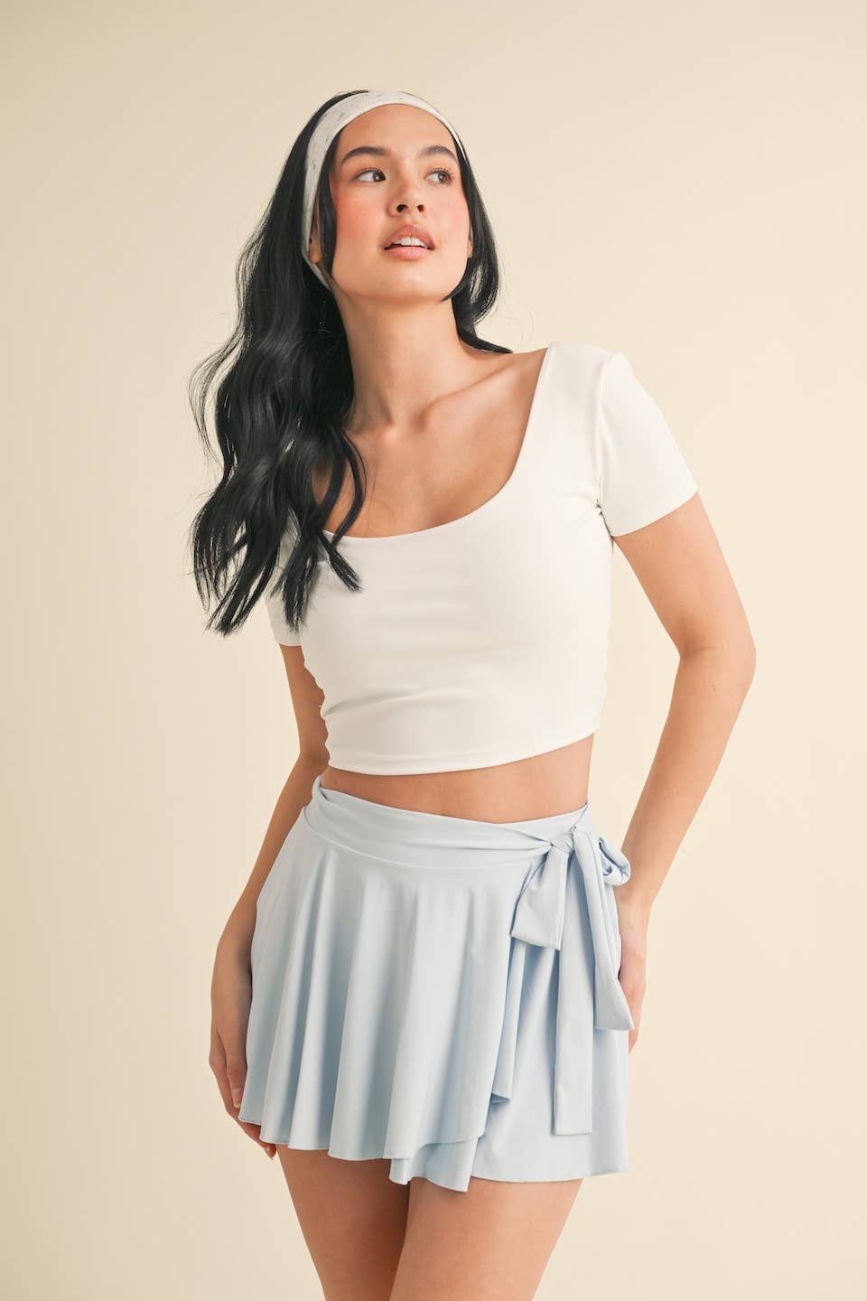 Twist Back Short Sleeve Top