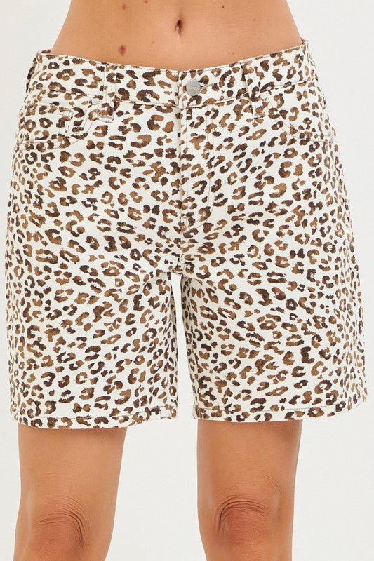 Leila Leopard Shorts