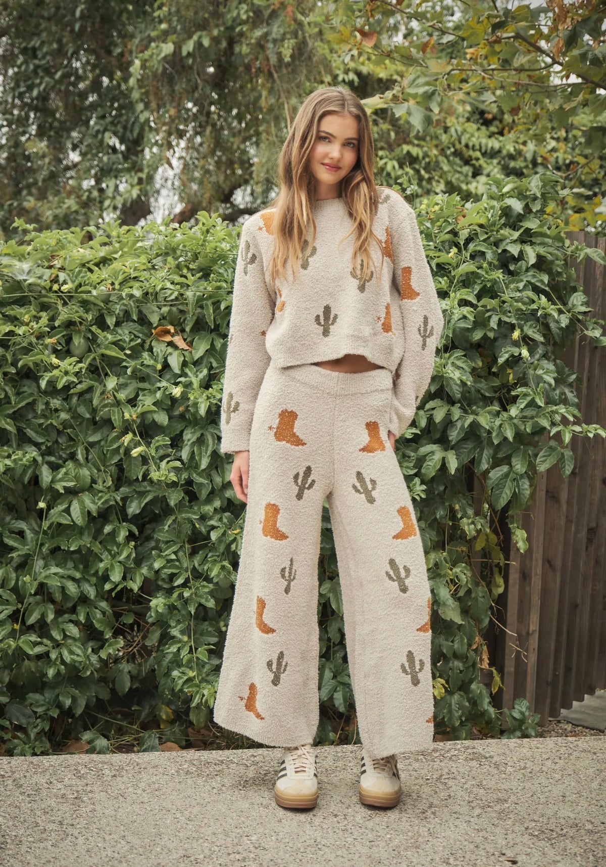 Western Cactus and Boots
Sweater Set