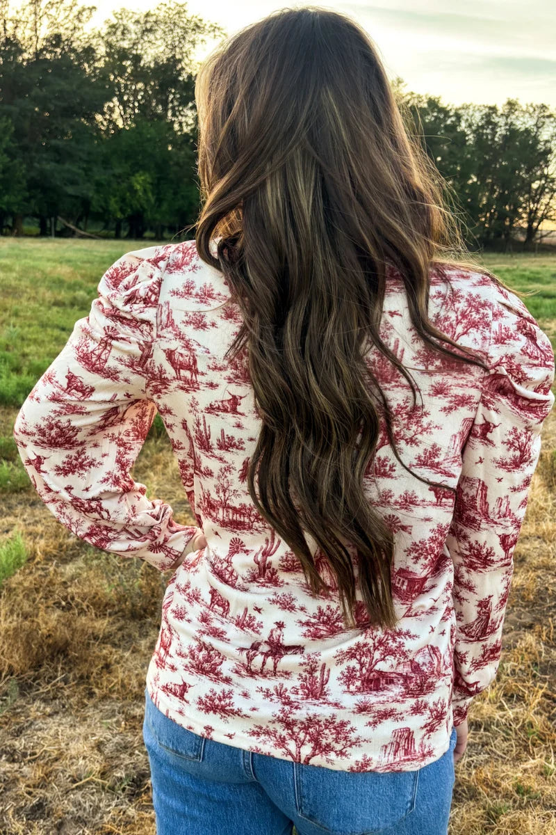 FRONTIER TOILE TOP