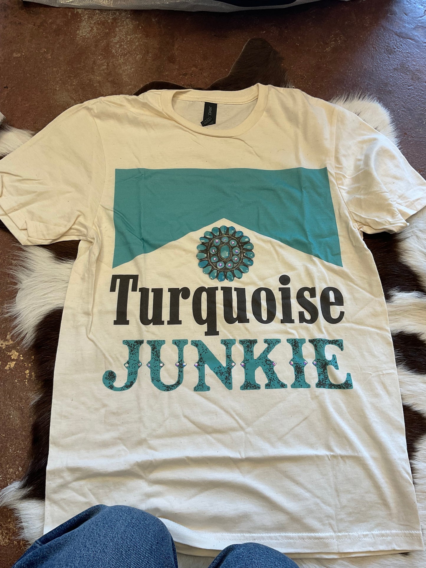 Turquoise Junkie Tee