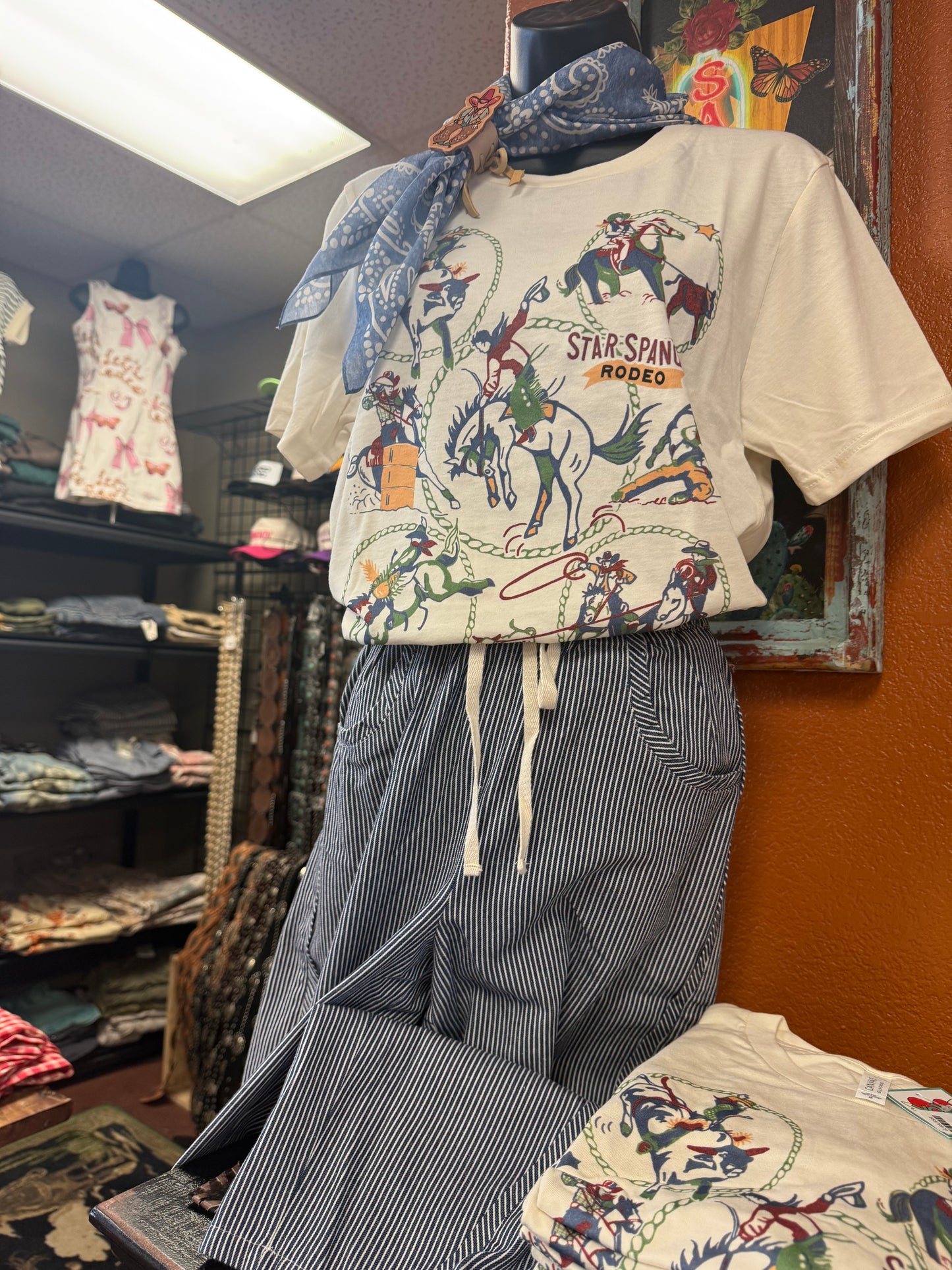 Striped Waistband Pants