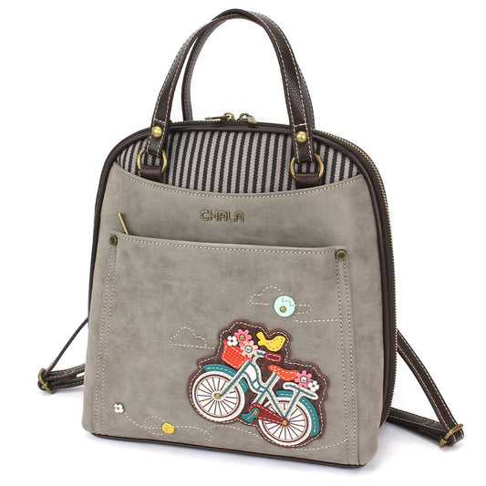 CONVERTIBLE BACKPACK PURSE
- BICYCLE
