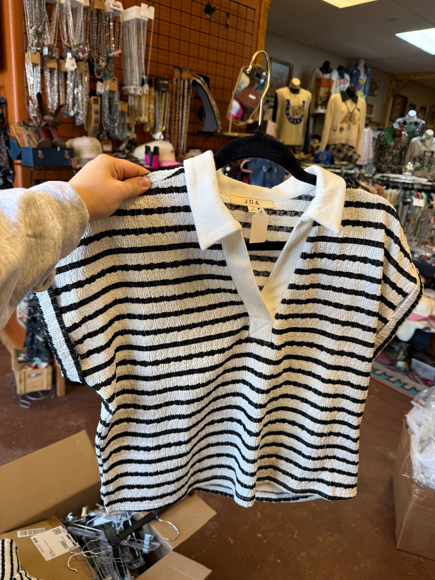 Striped Sally Top