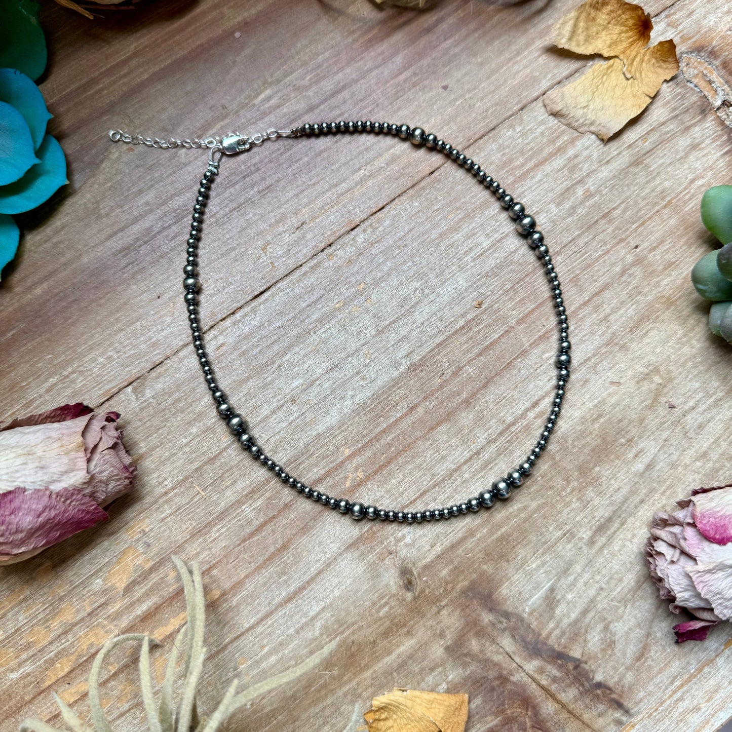 14 inch Graduated Sterling
Silver Pearl Choker