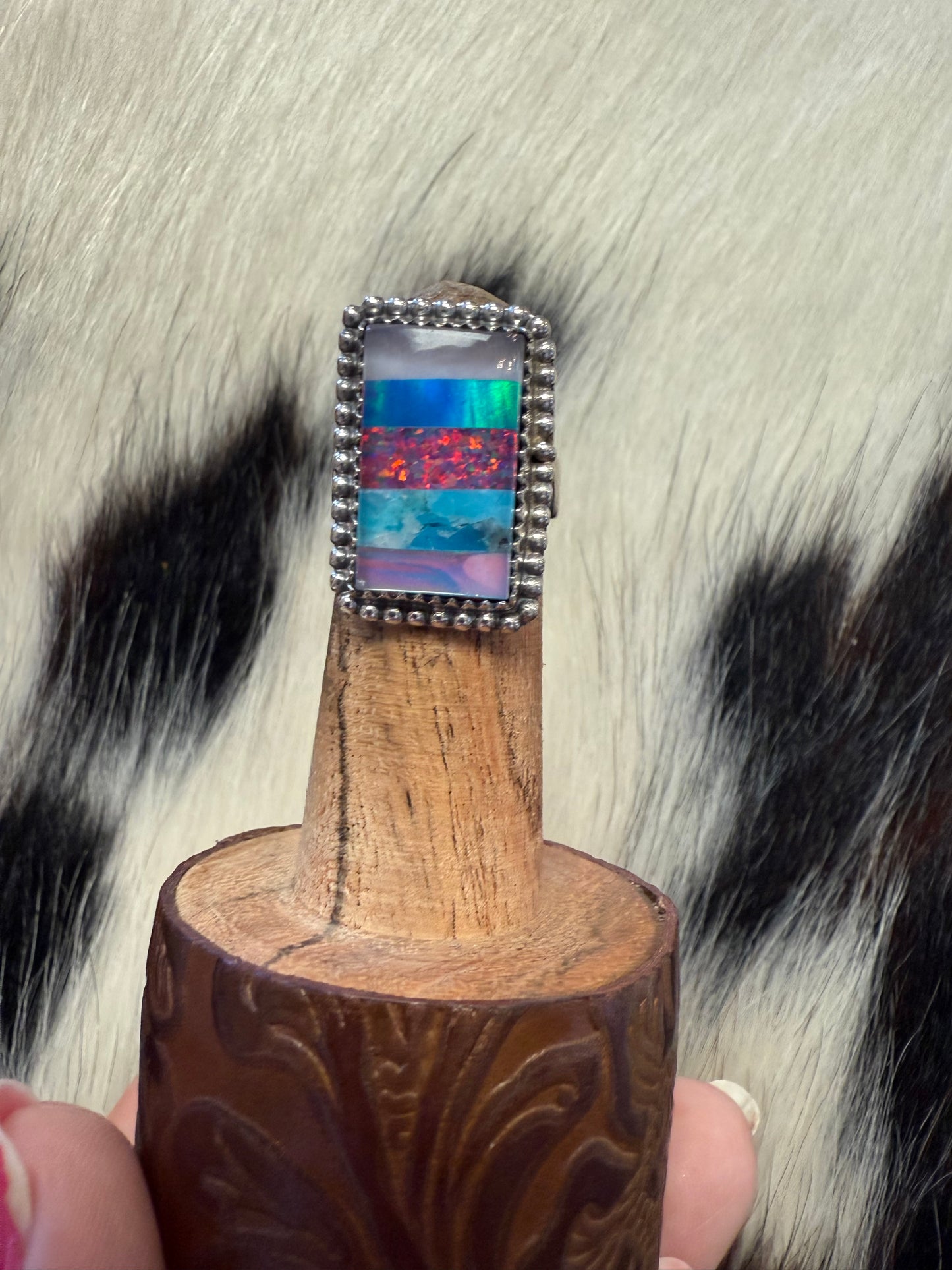 Bold Kandy Multi Colored Sterling Silver Rings