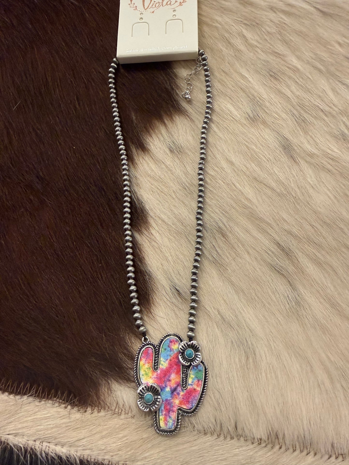 Disco Cactus Necklace
