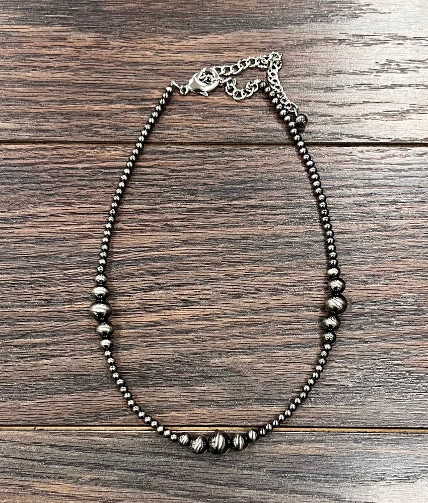 15" Polish Western Bead Necklace