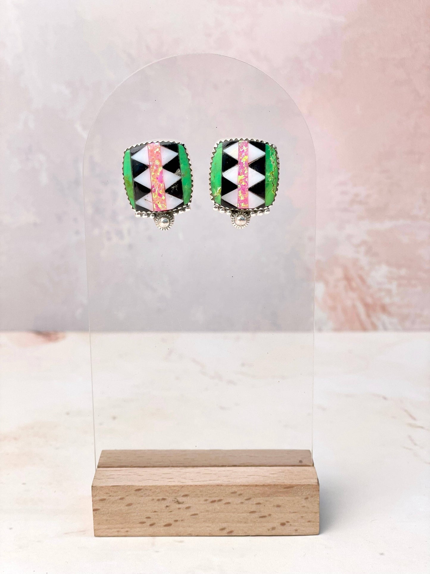 Aztec Multi Colored Studs