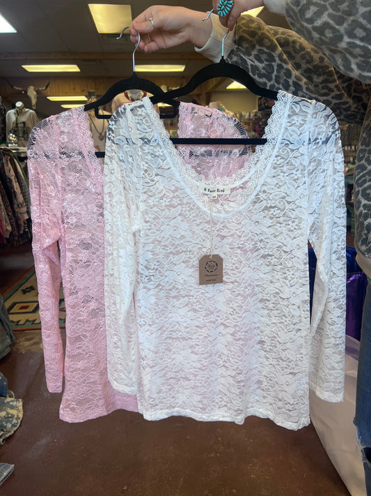 Rare Bird Lace Layer Tops