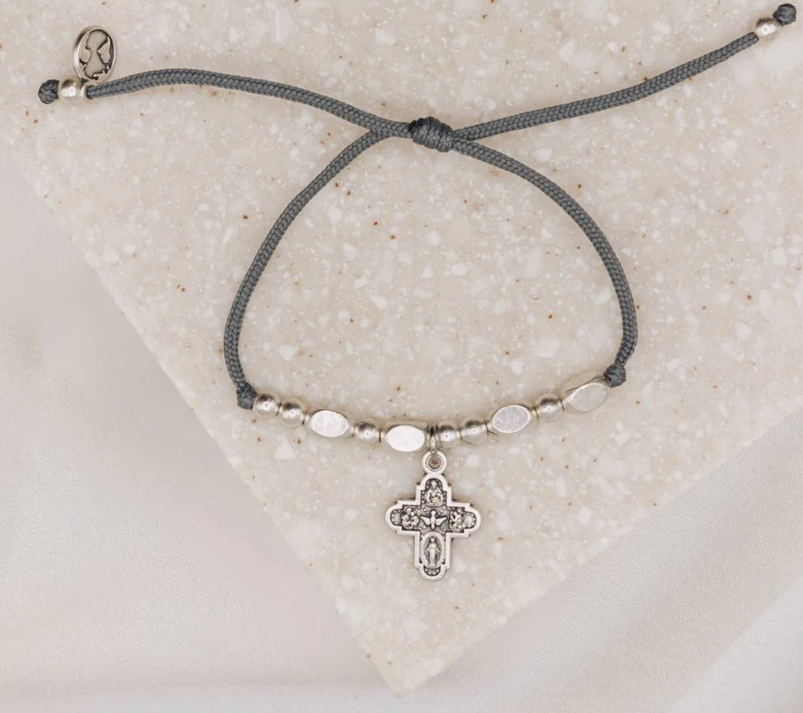 Four Way Cross Little Saints Bracelet