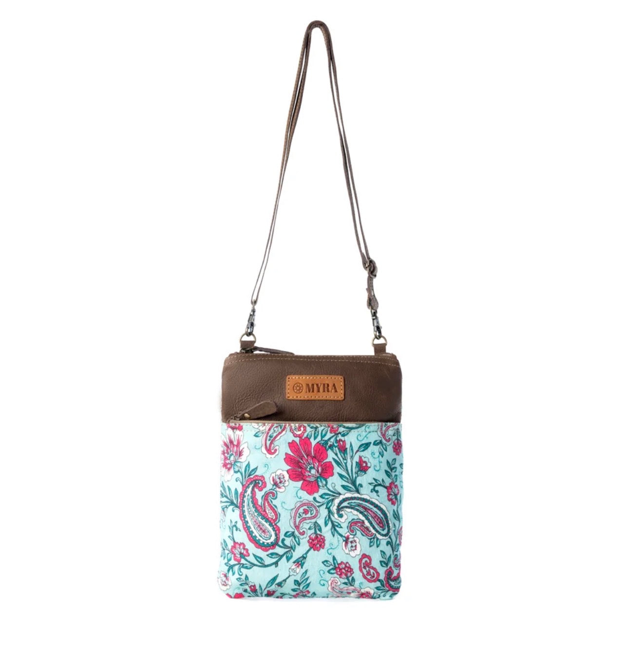 Paisley Spring Floral Crossbody Bag