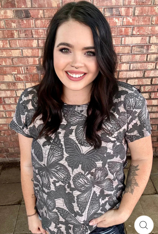 Love Is Like A Butterfly Top