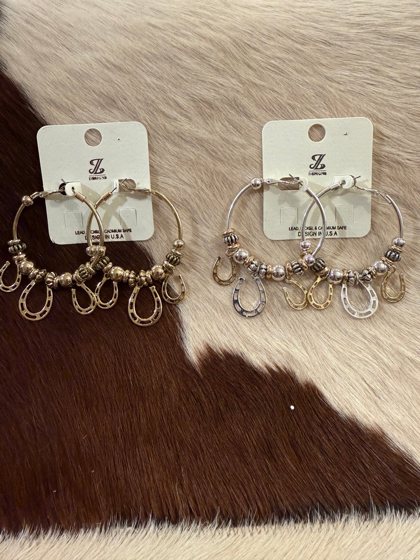 Dancing Horseshoe Earrings