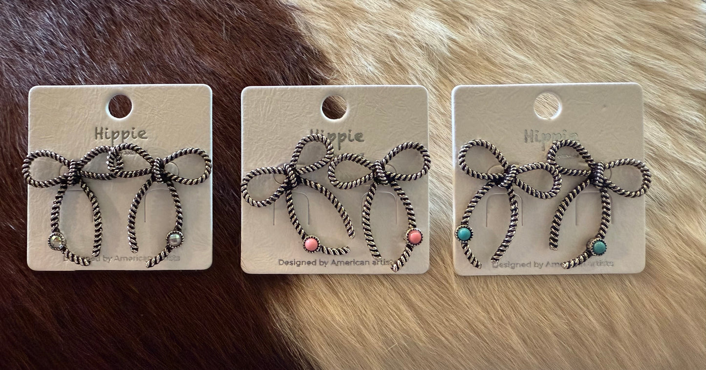 Rope Bow Earrings