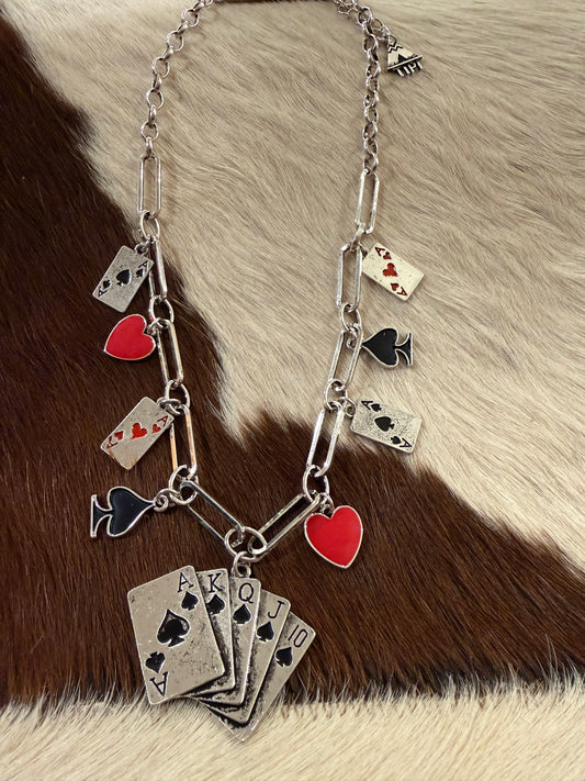 Got Any Jacks - Charm Necklace