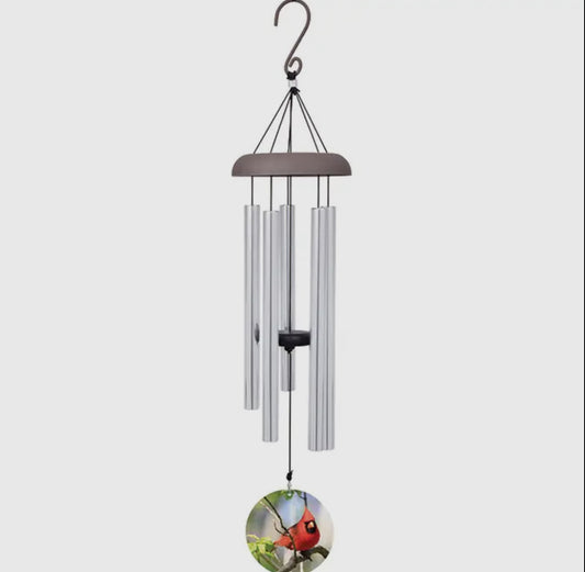 Picture Perfect 30” Cardinal Wind Chime