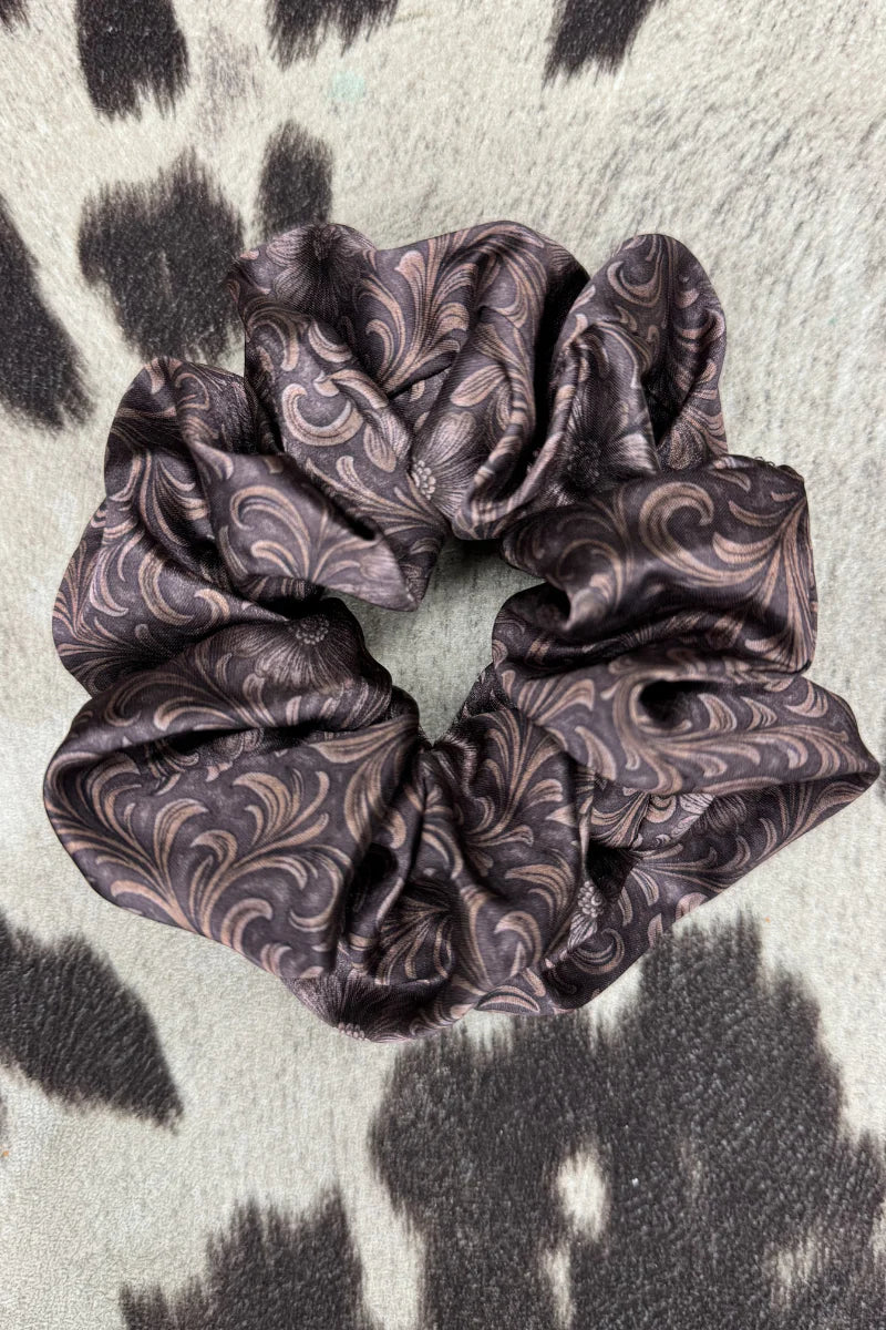 BRONZED BLOOM SCRUNCHIE