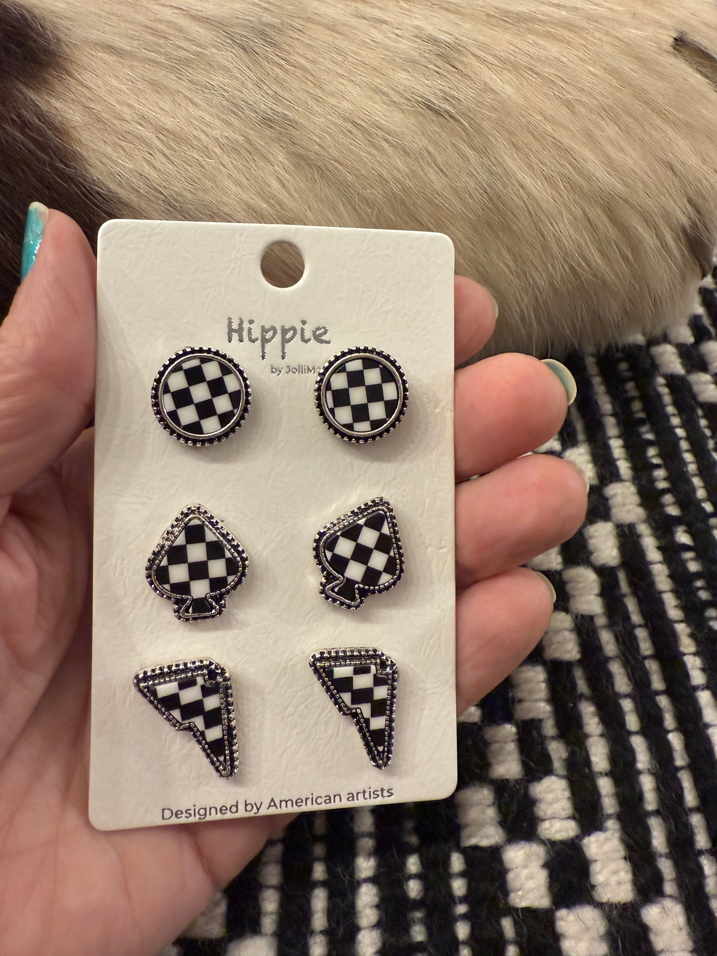 Check Me Out Card Earrings