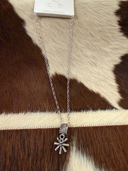 Tooled Spur Necklace