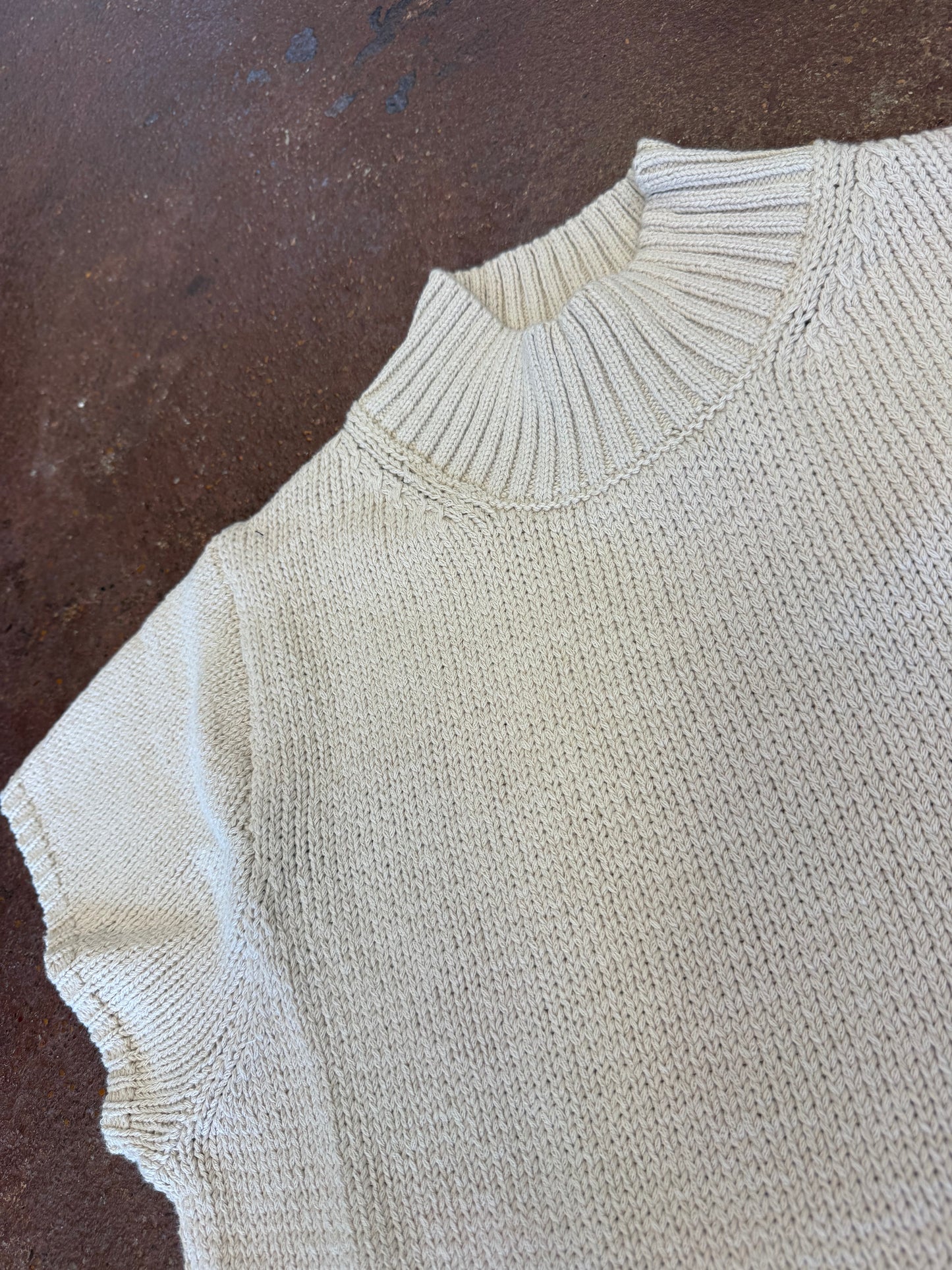 MOCK NECK COWGIRL KNIT TOP
