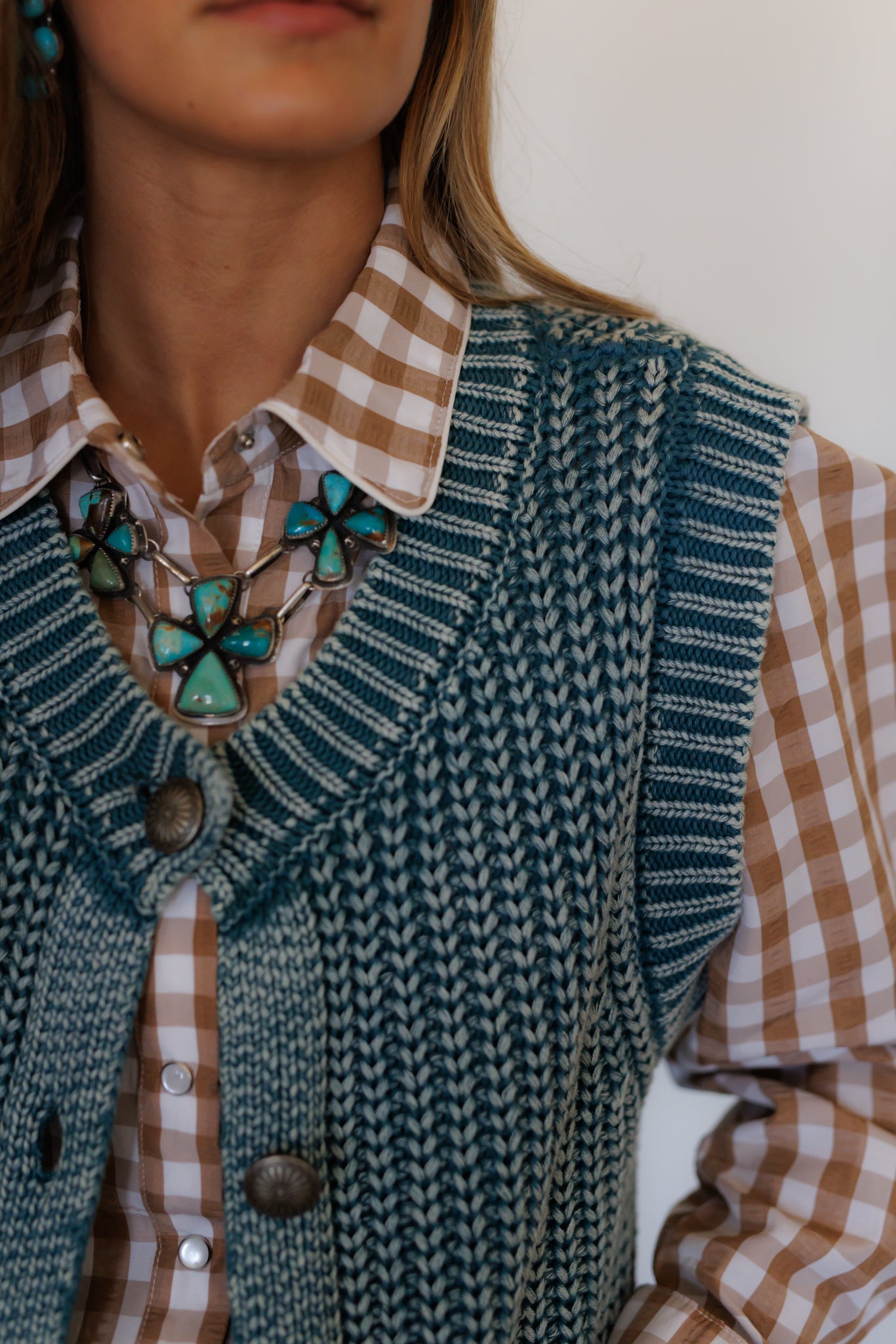 Corded Concho Vest