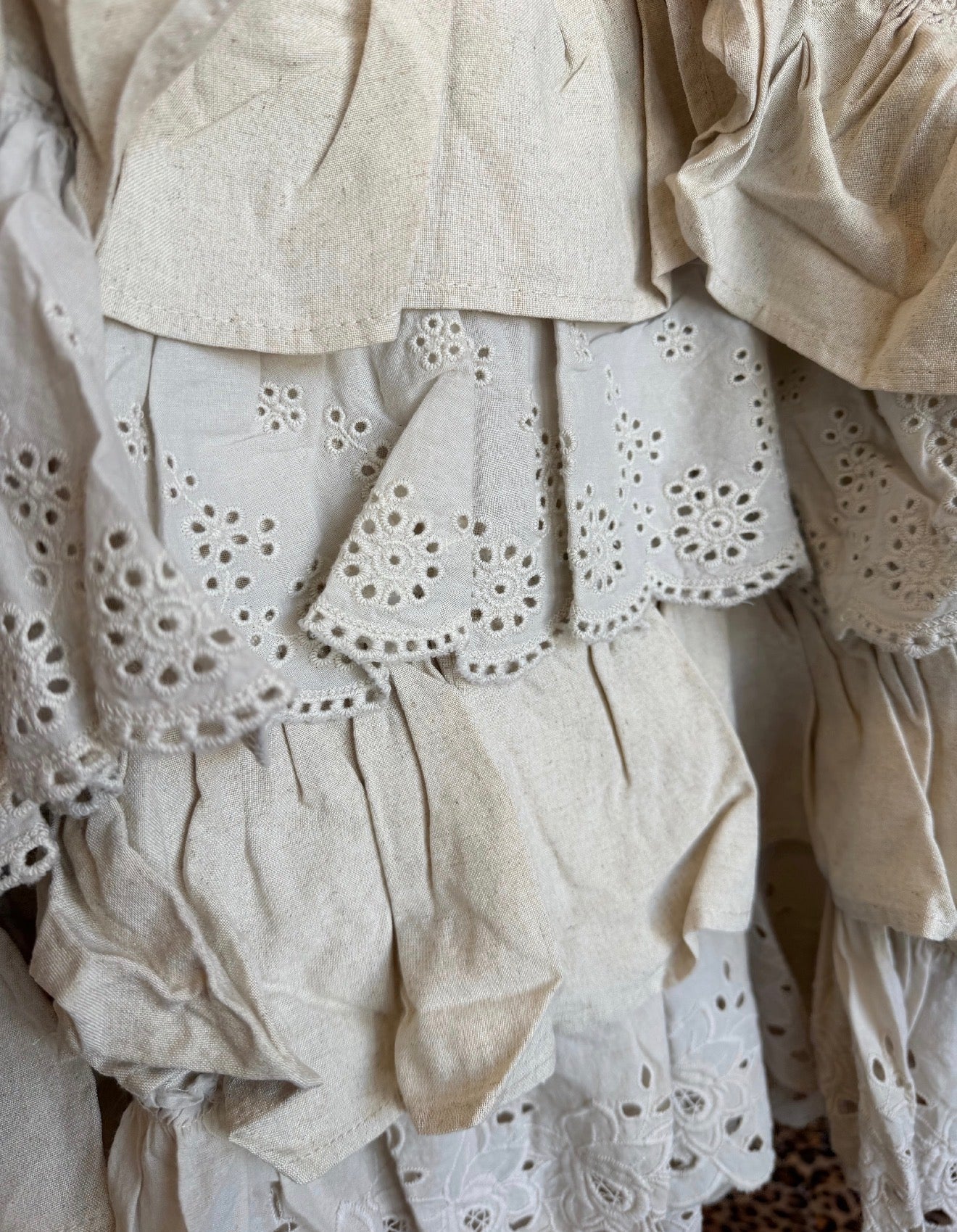 Sleeveless Multi Layered Ruffle Top
