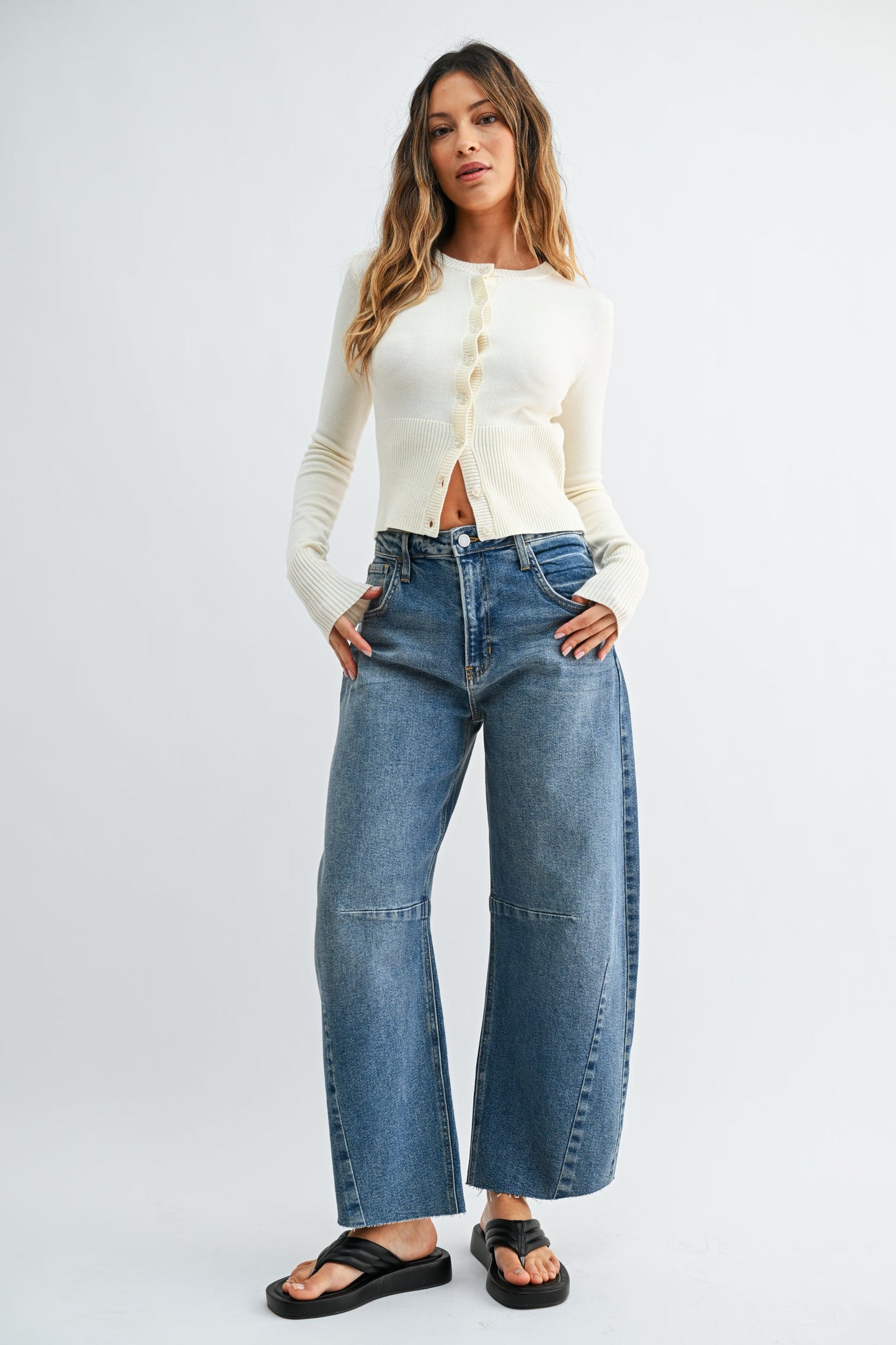 The Seamed Barrel Jean