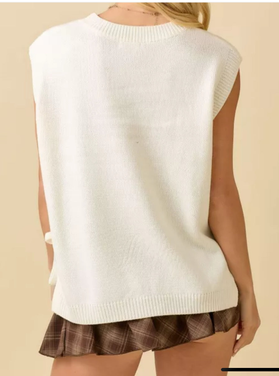 Western Horse Sweater Vest