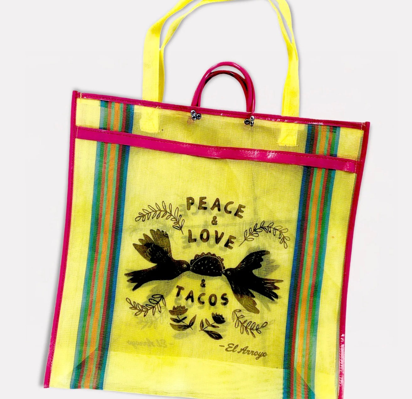 Taco Dove - Large Mesh Tote