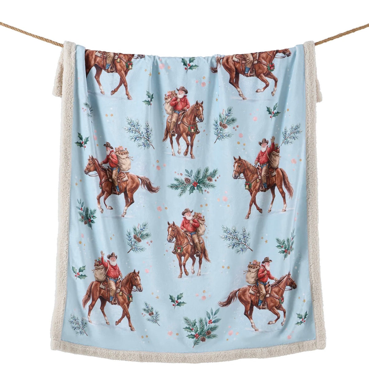 Santa on Horseback - Campfire
Sherpa Throw