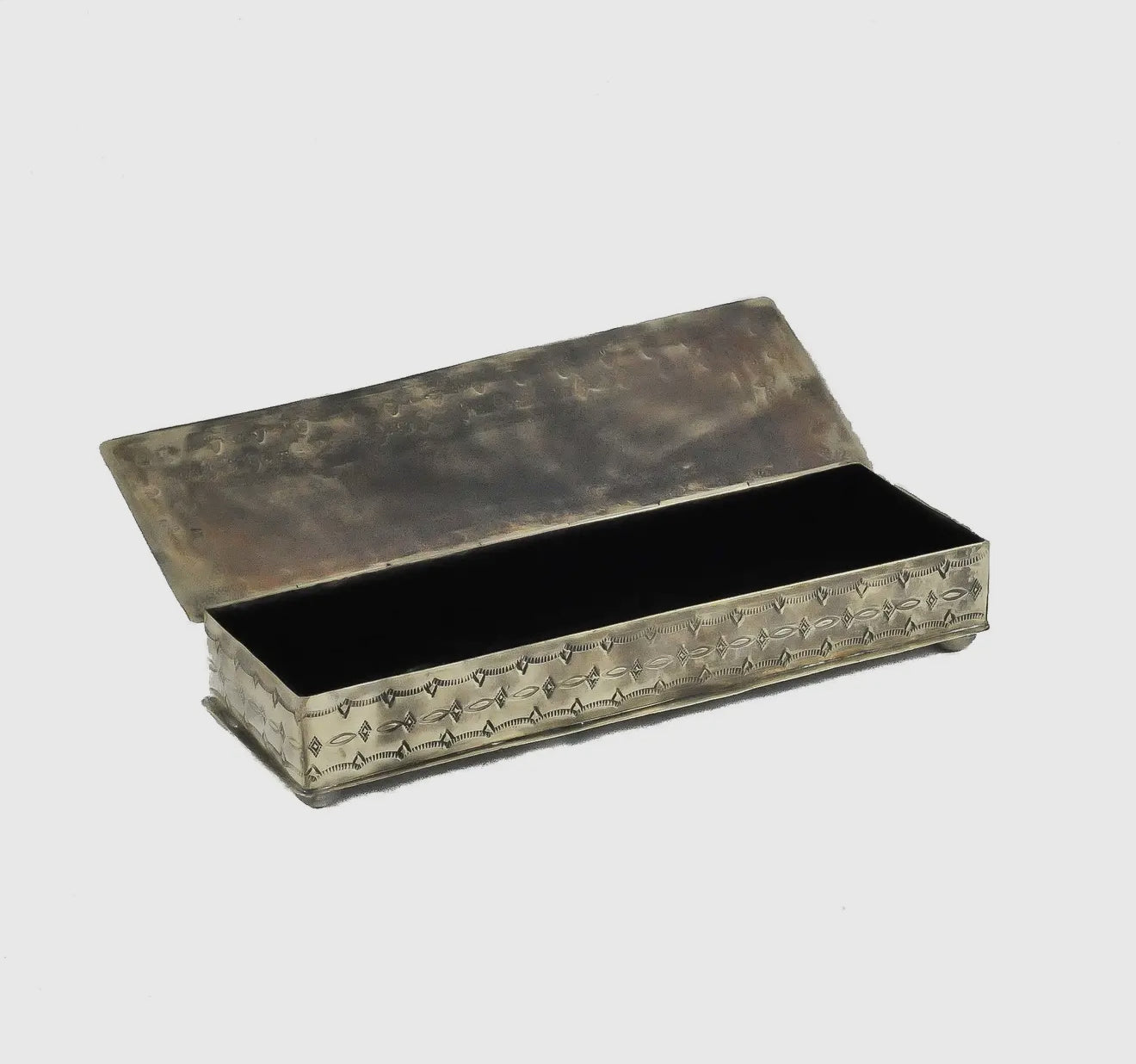Three Stone Long Stamped Box