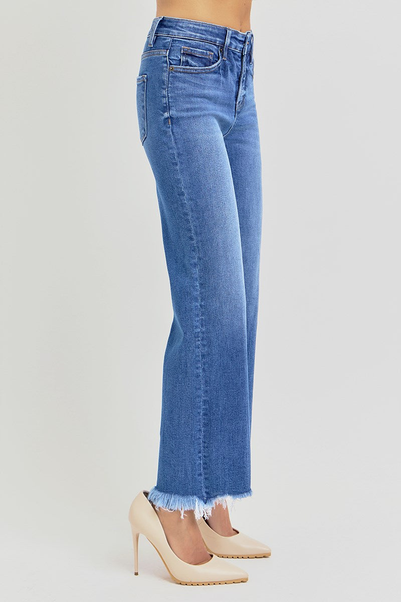 Risen Tummy Control Straight Jeans