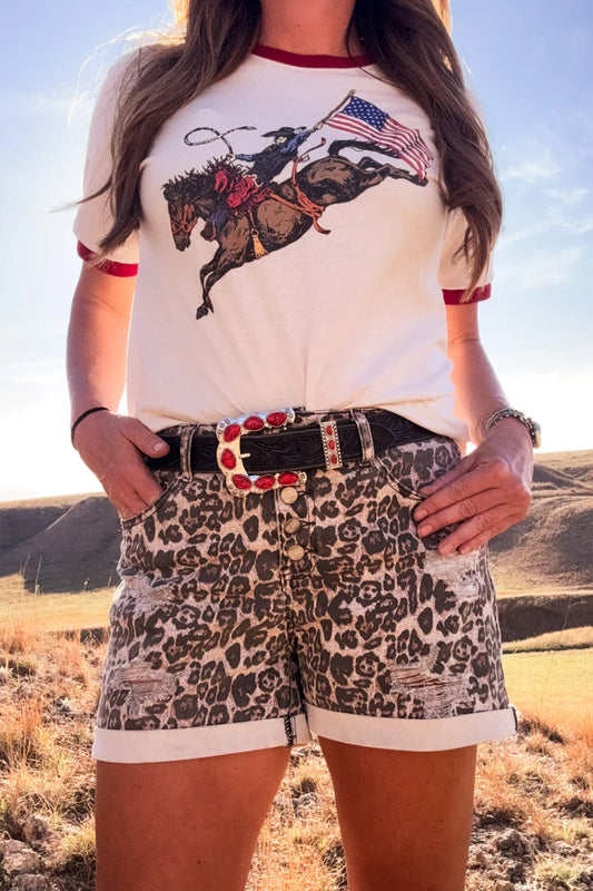 TENNESSEE WALKING SHORTS - CHEETAH