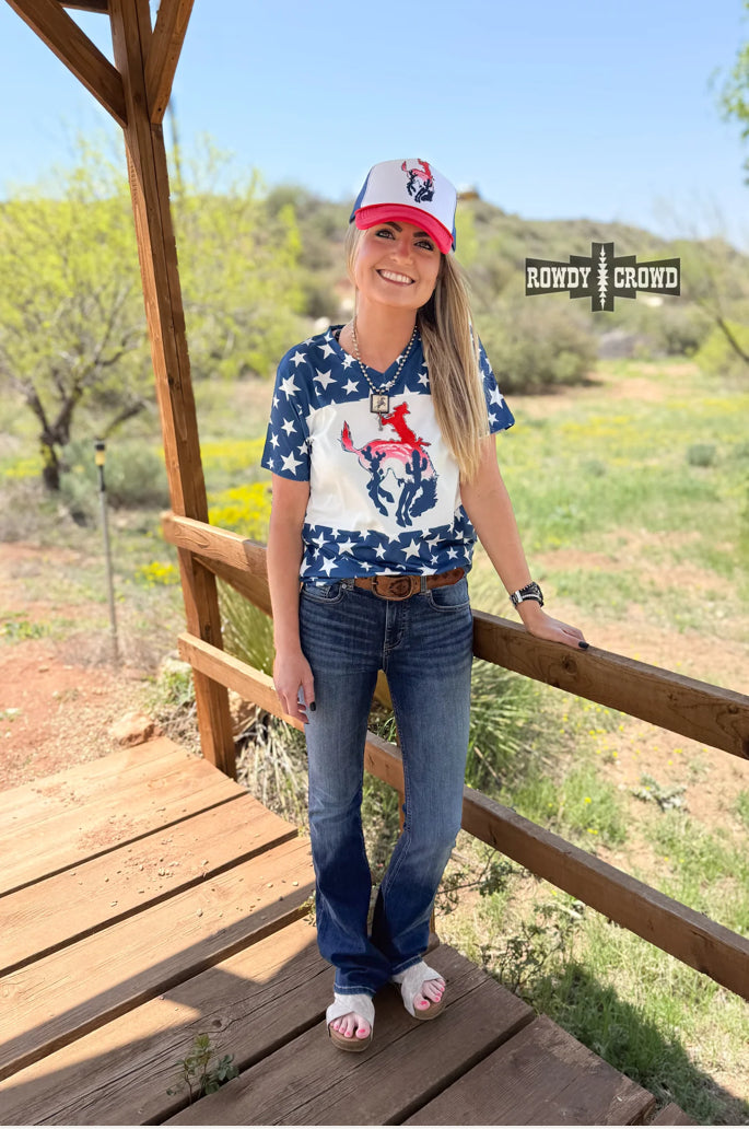 Americana Bronc Tee