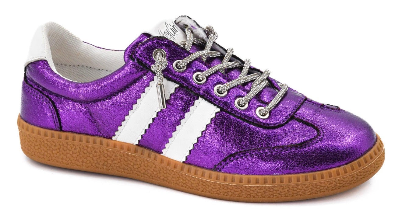 Heads Up Metallic Sneakers