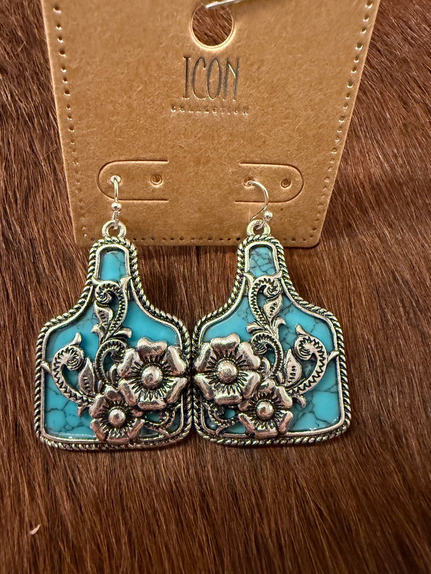 Rustic Flower Earrings