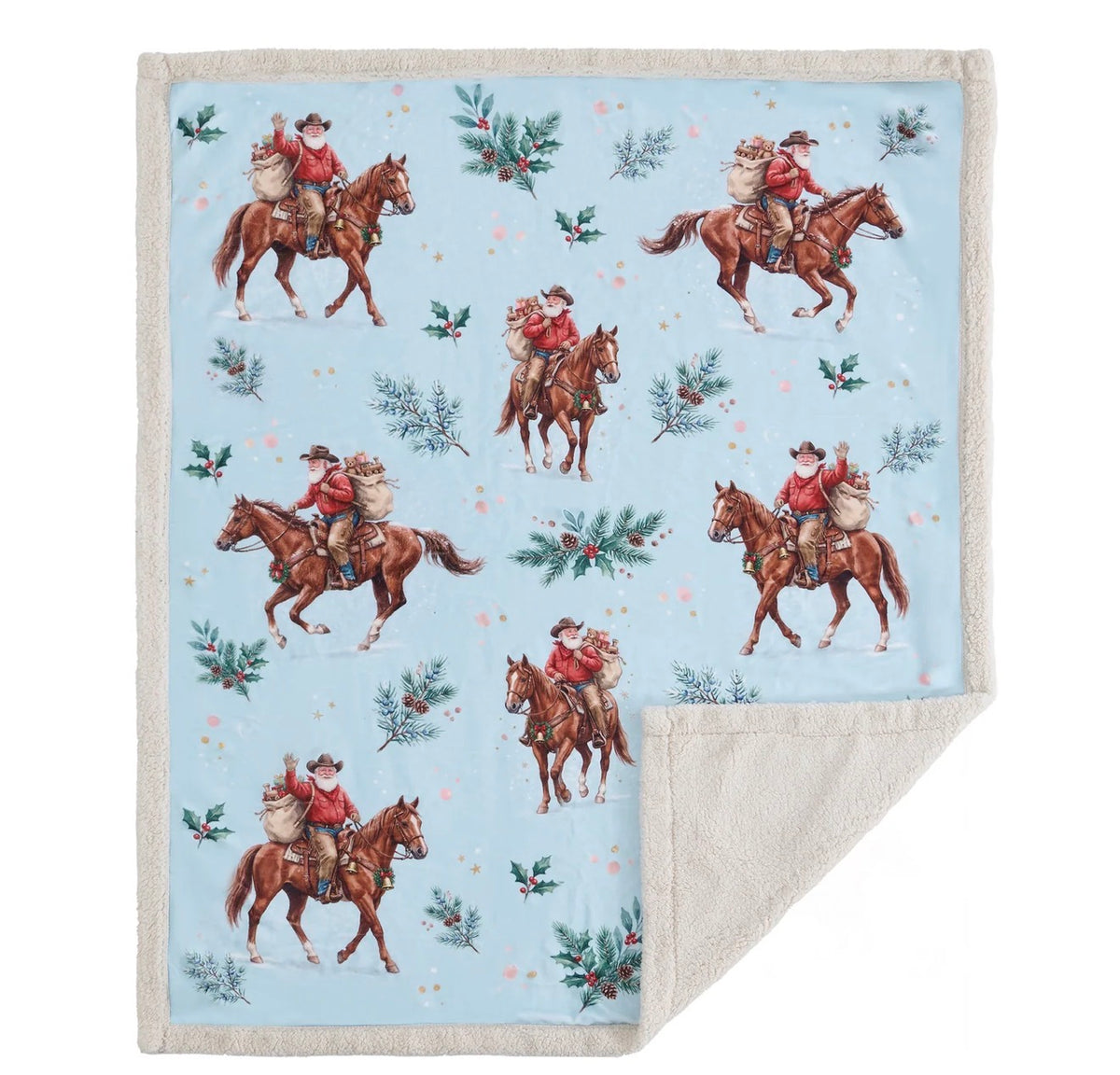 Santa on Horseback - Campfire
Sherpa Throw
