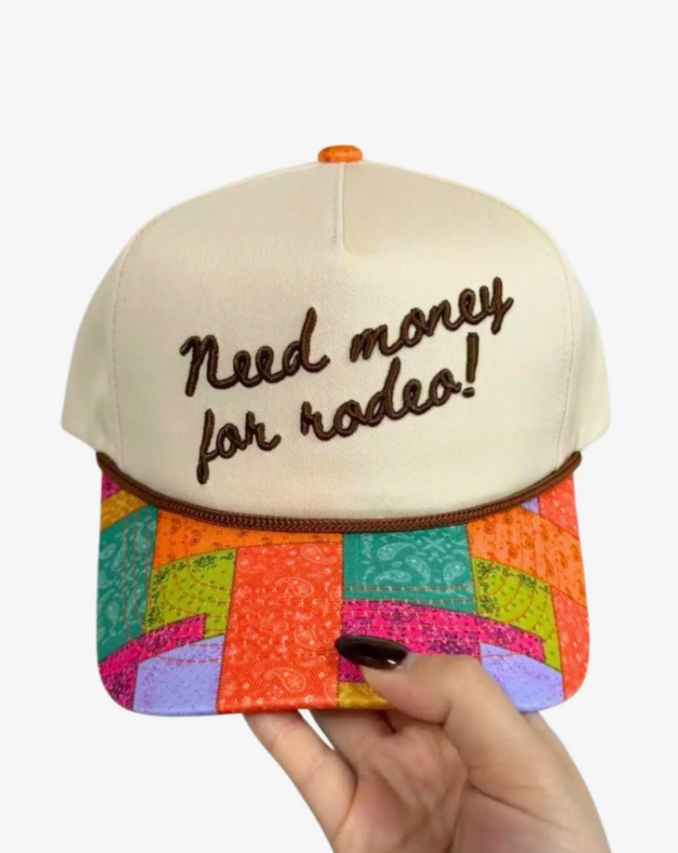 Need Money For Rodeo Canvas Cap
