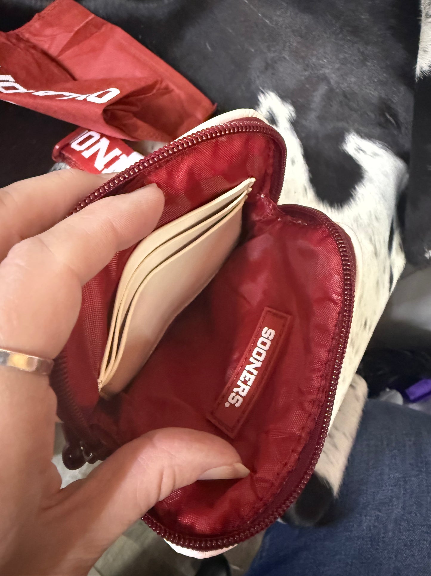 OU Crossbody with OU Strap and Wristlet