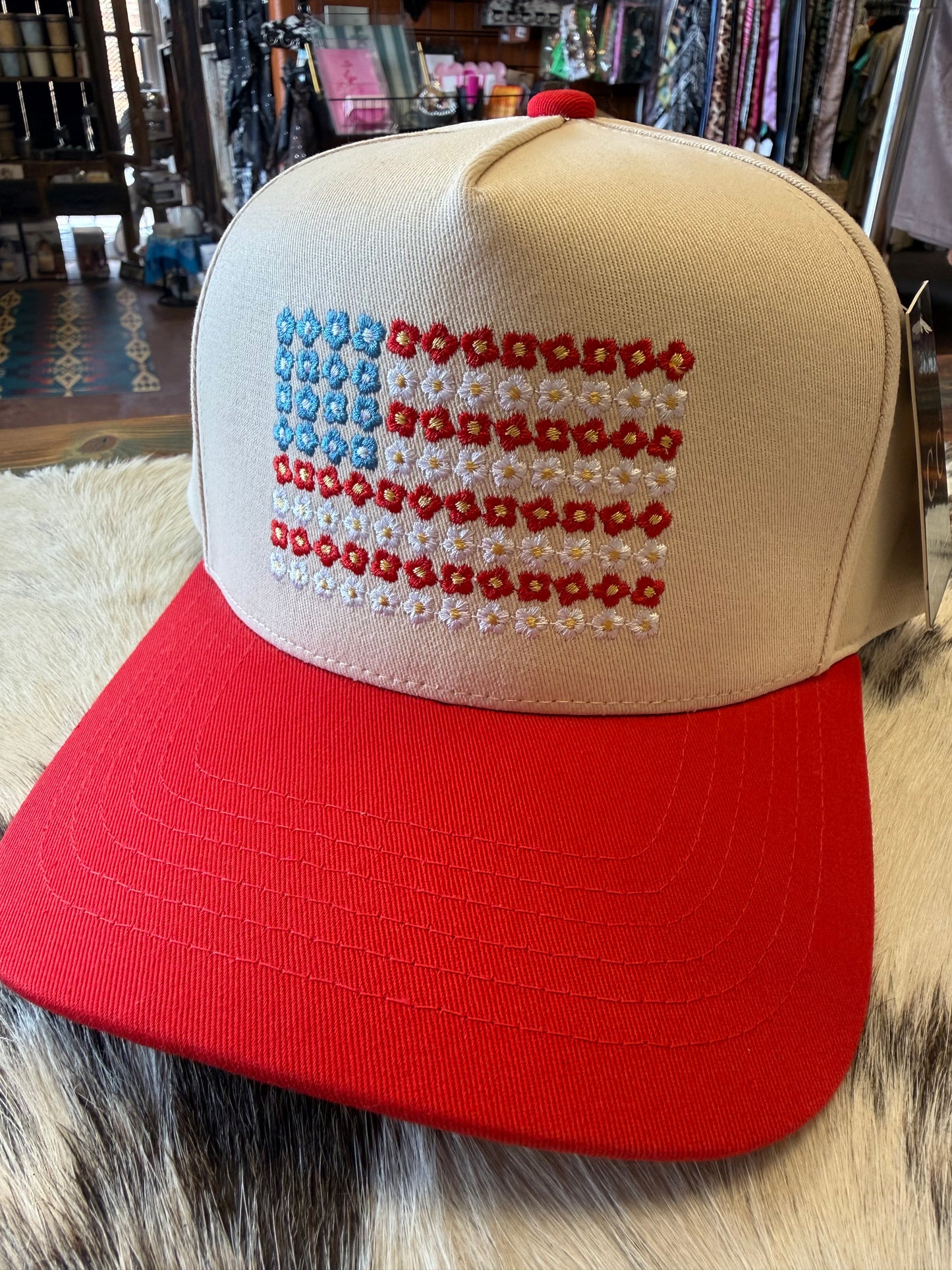 Flower Flag Hat