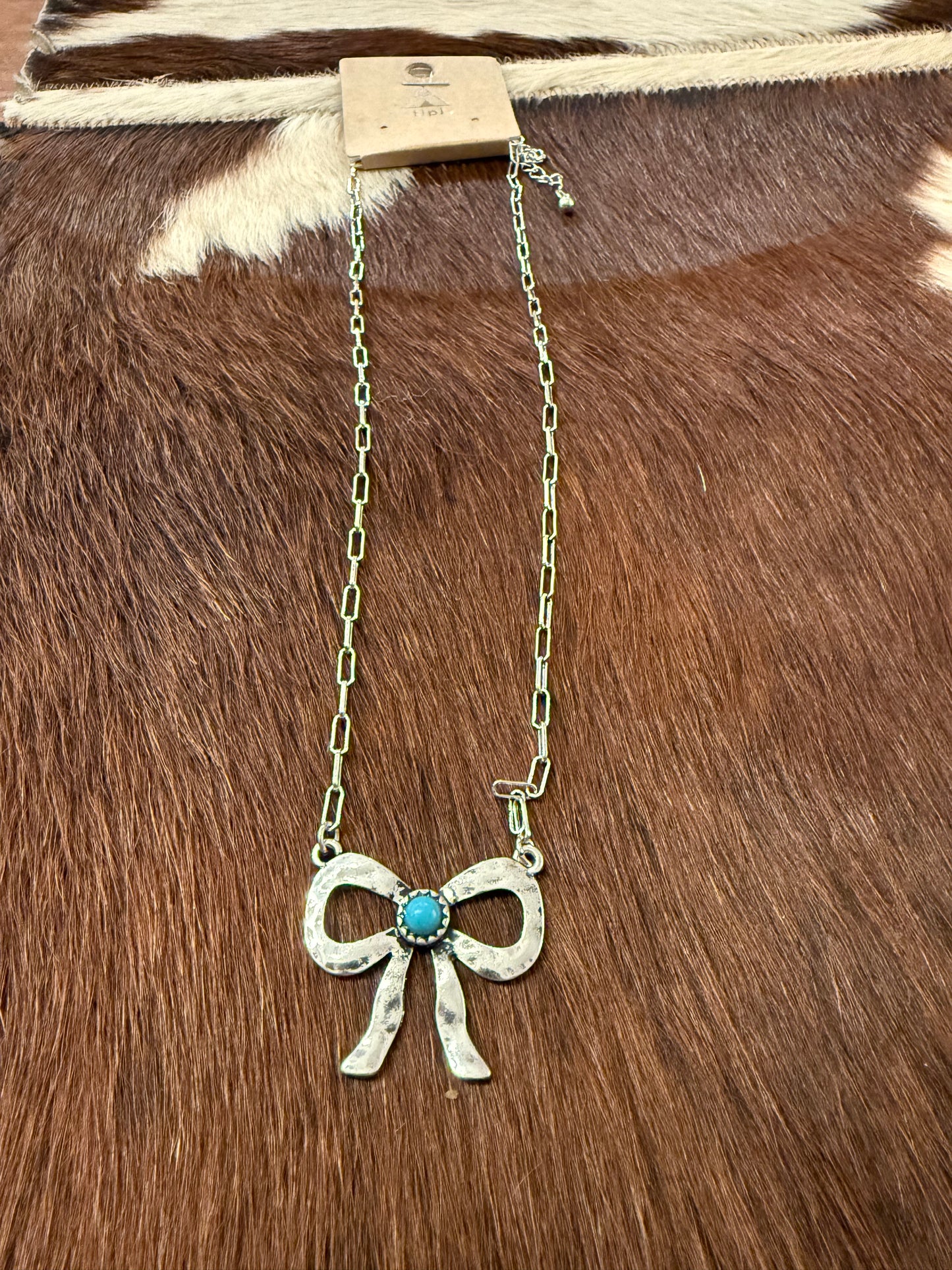 Tate Bow Necklace or Earrings