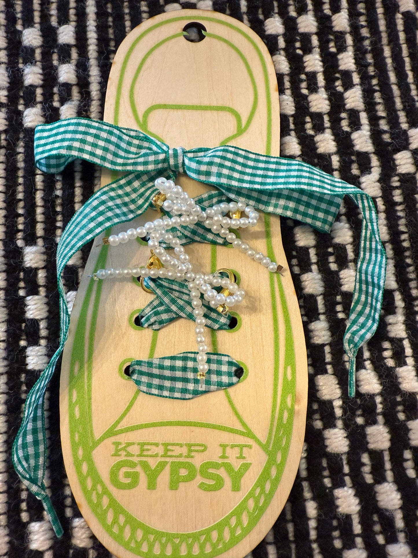 Checkered Shoe Charms