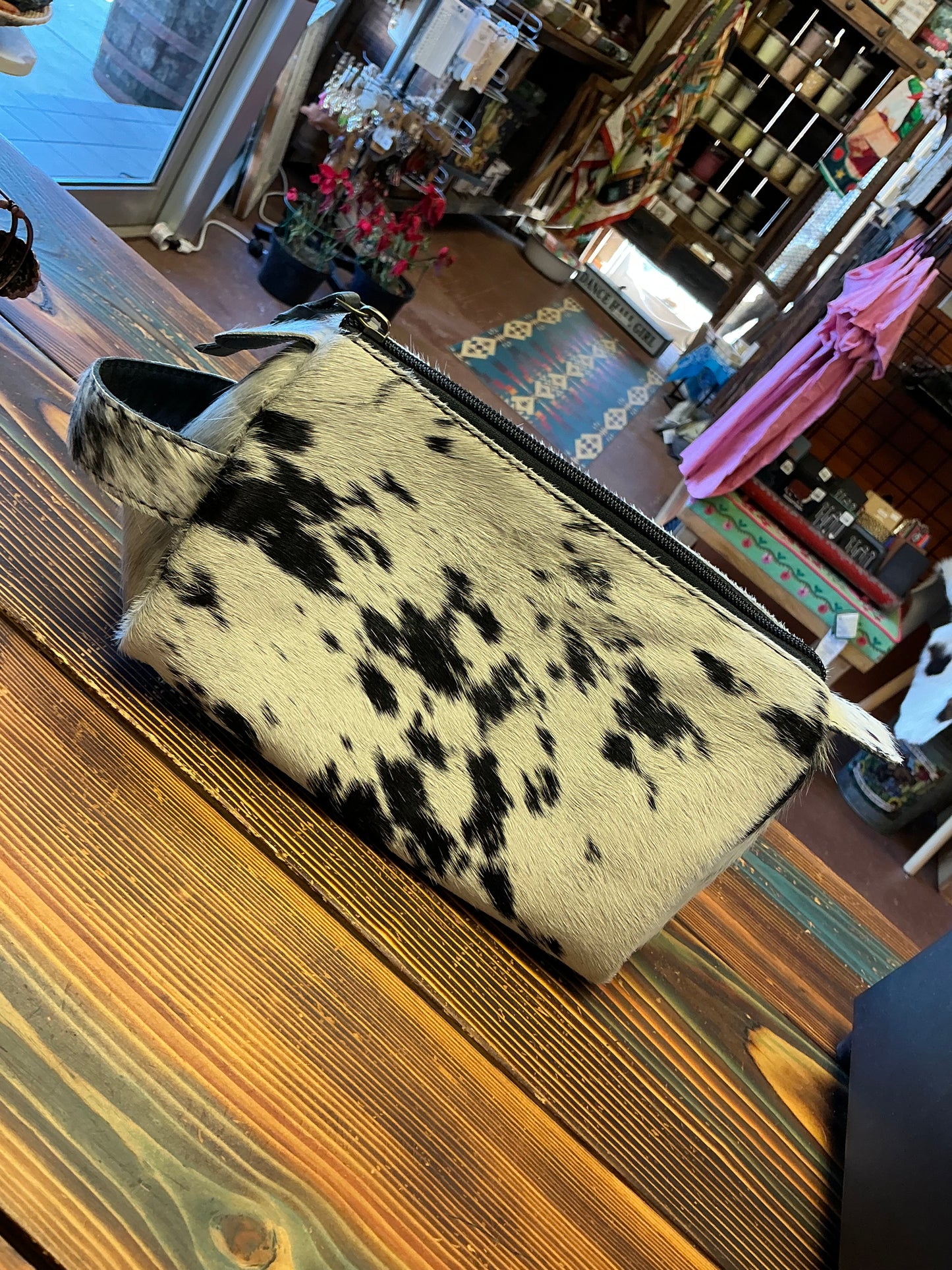 Cowhide Toiletry Bag